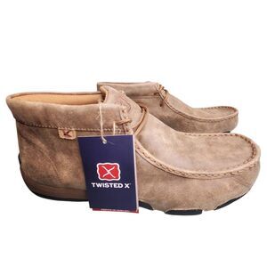 Mens 13 Twisted X  The Original Chukka Driving Mocs (MDM0003) in Bomber brown le